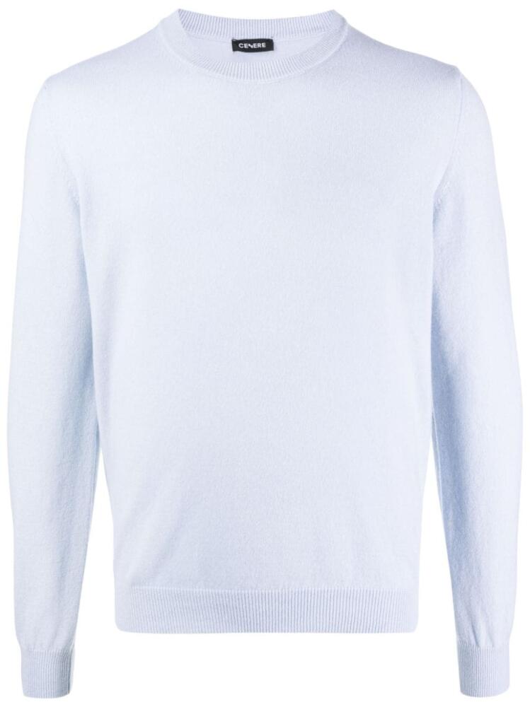 Cenere GB cashmere fine-knit jumper - Blue Cover