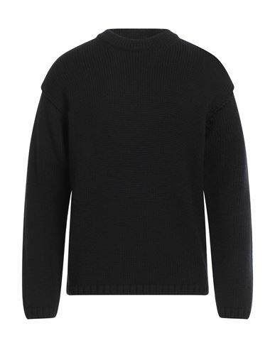 Ten C Man Sweater Black Wool Cover