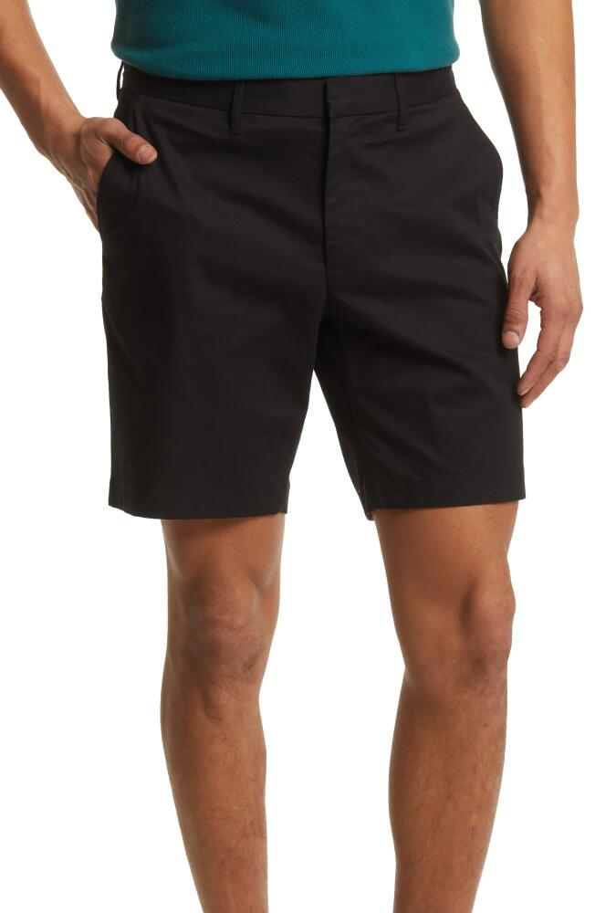 Nordstrom Coolmax® Stretch Chino Shorts in Black Cover