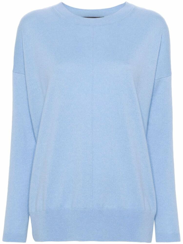 Incentive! Cashmere crew-neck cashmere jumper - Blue Cover