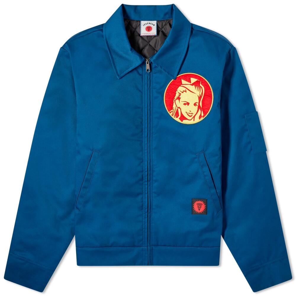 ICECREAM Men's Waitress Work Jacket in Dark Blue Cover