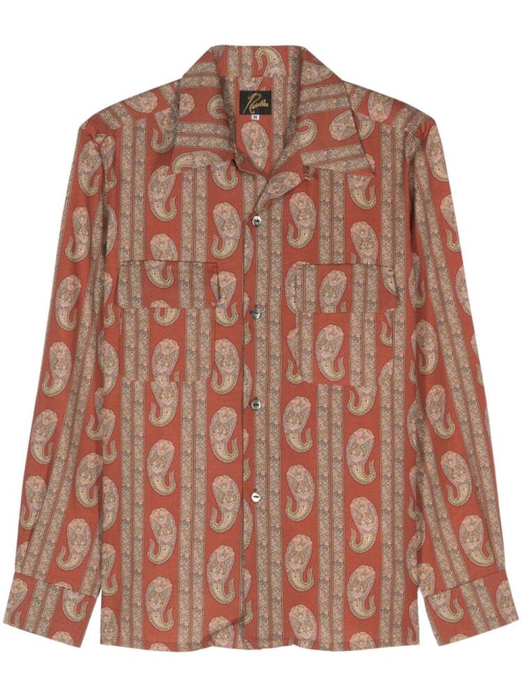 Needles paisley-print shirt - Brown Cover