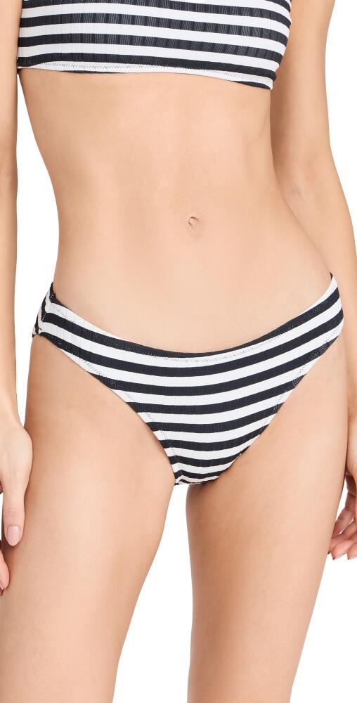 Solid & Striped The Elle Bikini Bottoms Blackout X Marshmallow Cover