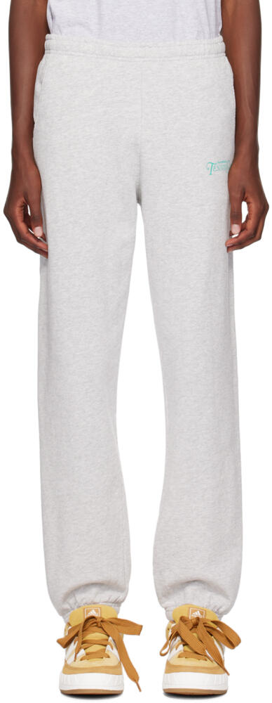 Sporty & Rich Gray Rizzoli Sweatpants Cover