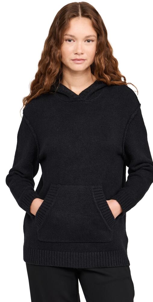 James Perse Cotton Cashmere Oversize Hoodie Black Cover