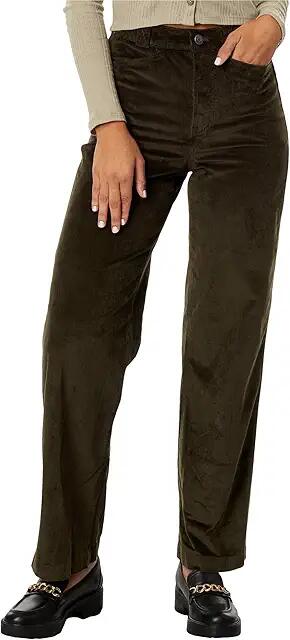 Madewell Emmett 2.0 Wide-Leg Pants in Corduroy (Expedition Green) Women's Clothing Cover