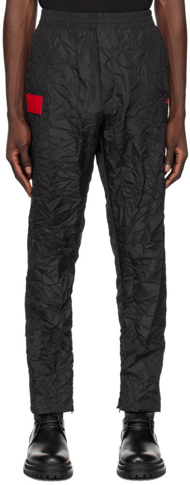 424 Black Crinkled Lounge Pants Cover