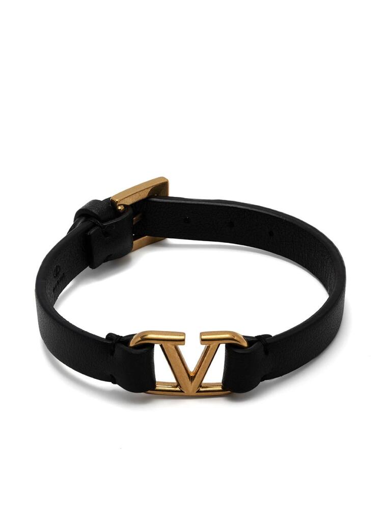 Valentino Garavani VLogo buckled bracelet - Black Cover