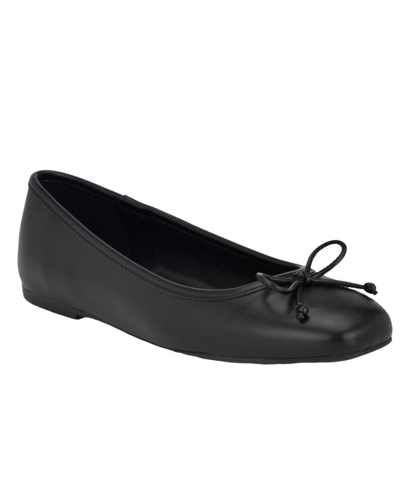 Calvin Klein Women's Bronte Slip-On Square Toe Dress Flats - Black Cover