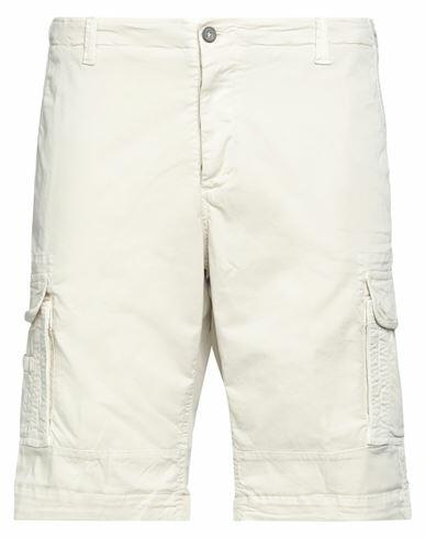 Rar Man Shorts & Bermuda Shorts Beige Cotton, Elastane Cover