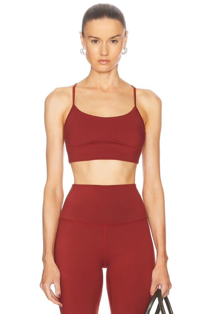 Varley Freesoft Emmie Bralette in Rust Cover