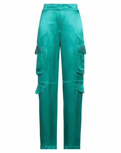 Genny Woman Pants Turquoise Viscose, Polyester Cover