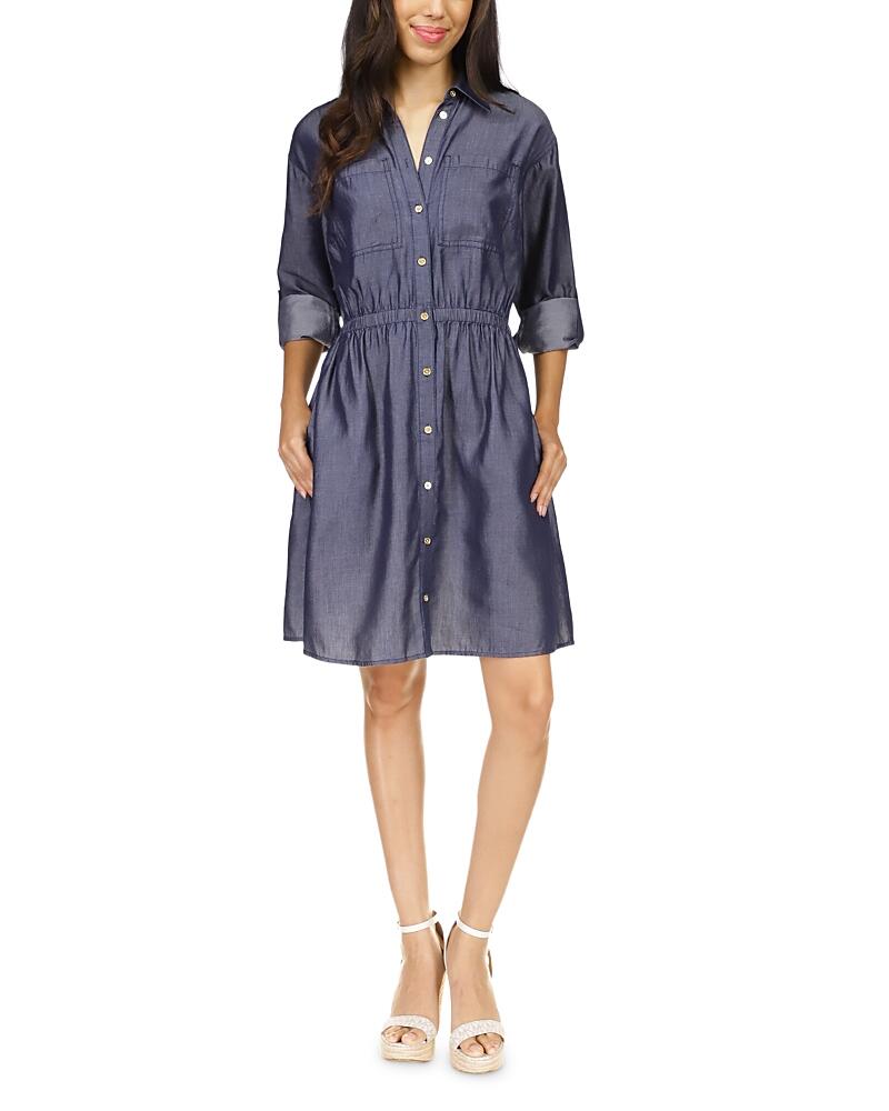 Michael Kors Roll Sleeve Mini Shirtdress Cover