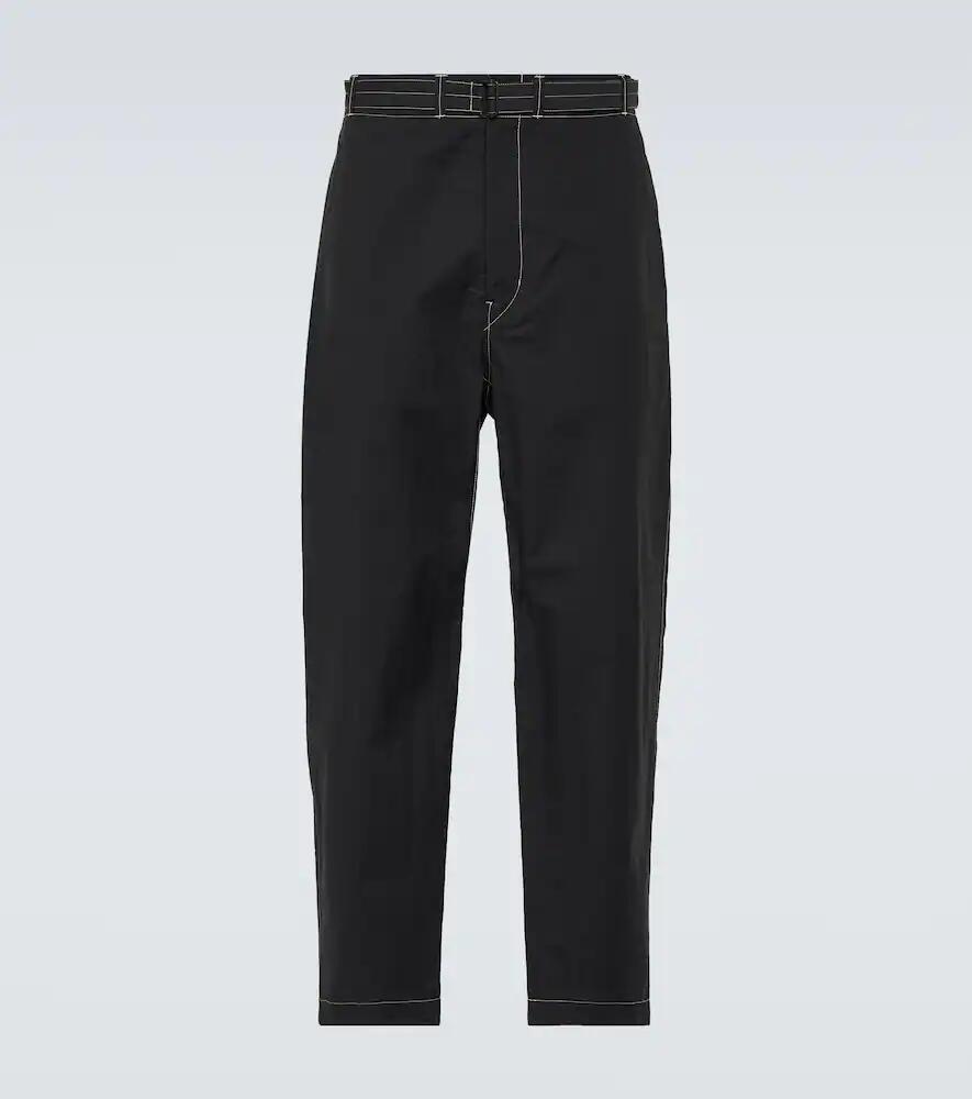 Lemaire Cotton-blend tapered pants Cover