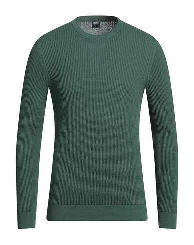 Fedeli Man Sweater Dark green Cotton Cover