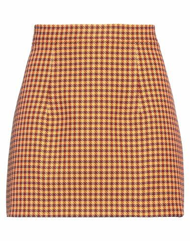 Marni Woman Mini skirt Orange Polyester, Viscose Cover