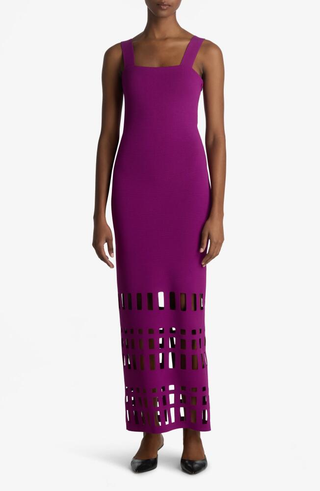 St. John Collection Cutout Milano Knit Gown in Azalea Cover