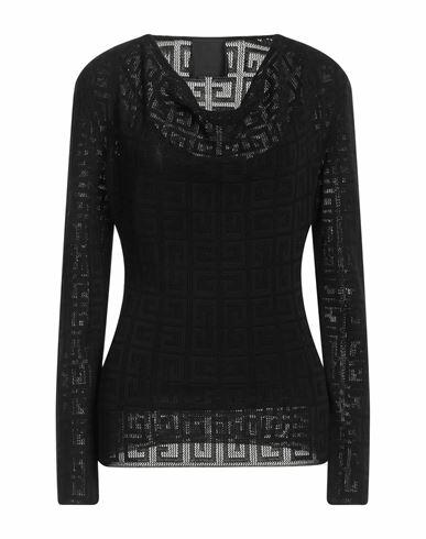 Givenchy Woman Sweater Black Viscose, Polyester Cover