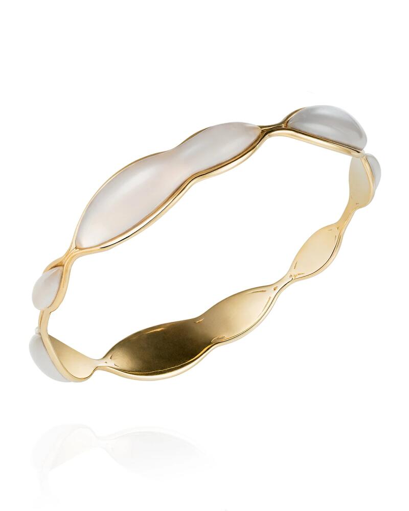 Fernando Jorge Fluid 18k Yellow Gold Milky Quartz Bangle Cover