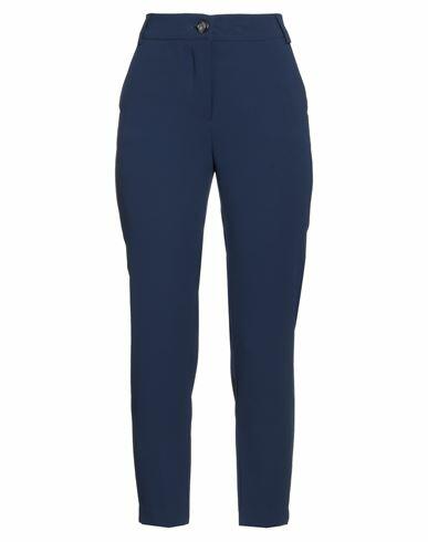 Soallure Woman Pants Navy blue Polyester Cover