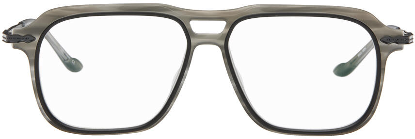 Matsuda Black & Gray M2062 Glasses Cover