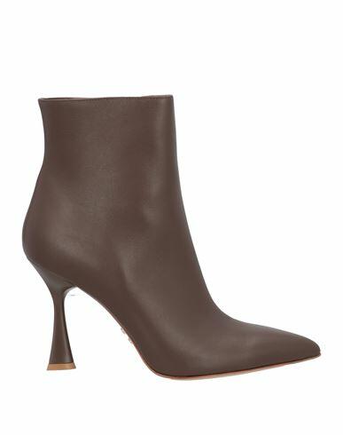 Sergio Levantesi Woman Ankle boots Brown Leather Cover