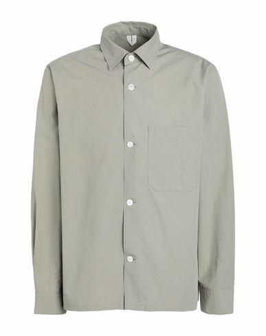 Arket Man Shirt Sage green Cotton Cover