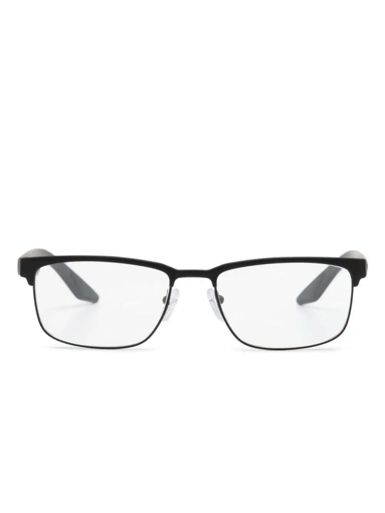 Prada Eyewear rectangle-frame glasses - Black Cover