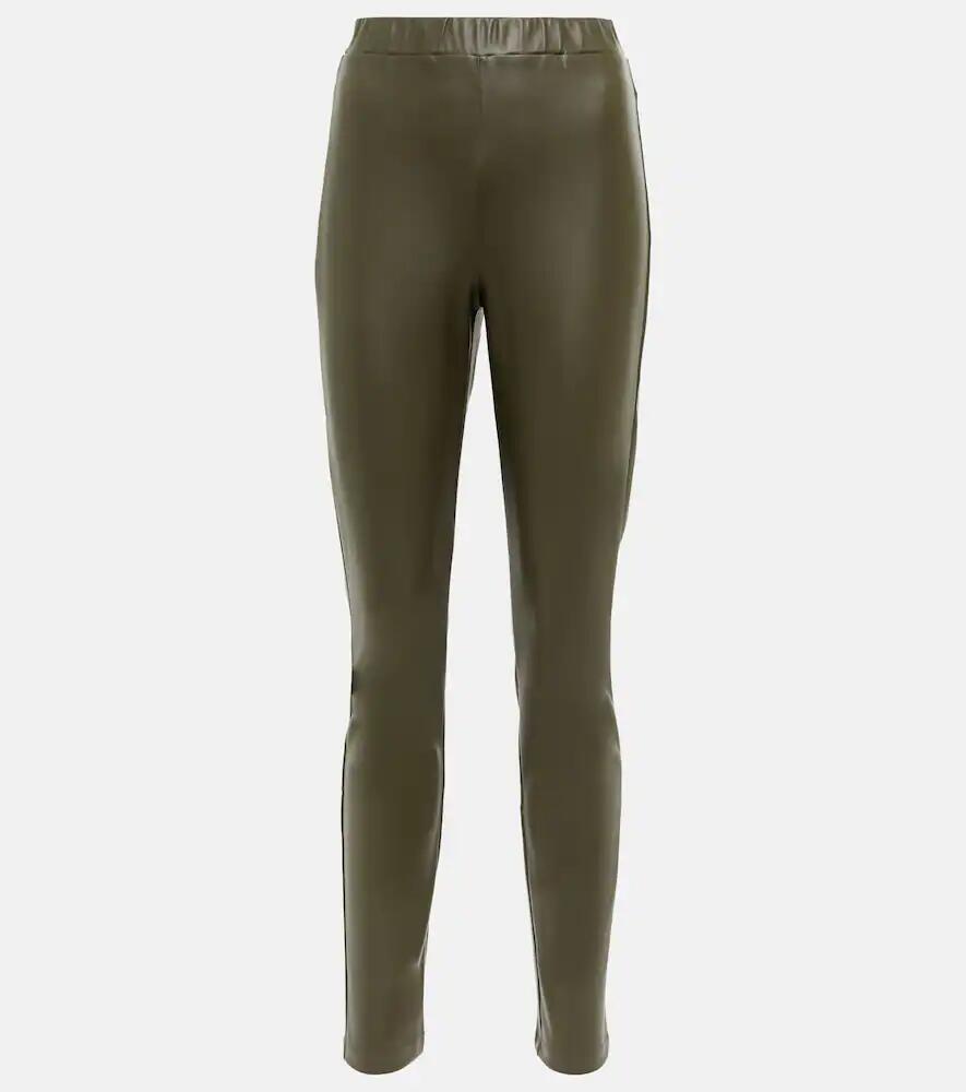 Max Mara Leisure Ornella faux leather slim pants Cover