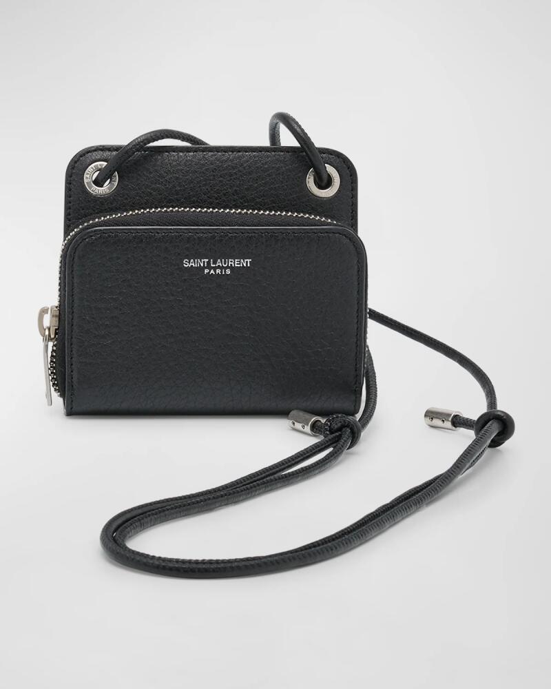 Saint Laurent Men's Small Leather Crossbody Bag Cover