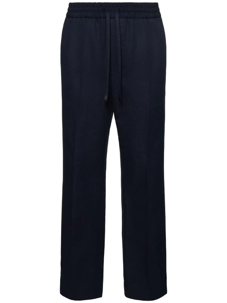 BRIONI Asolo Cotton & Linen Sweatpants Cover