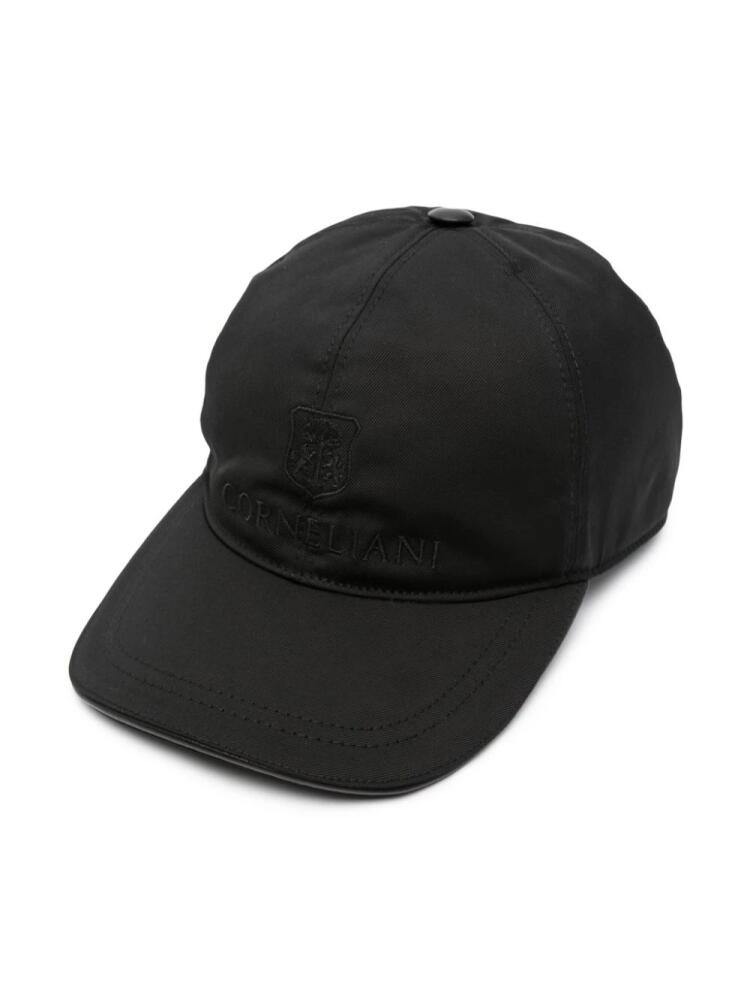 Corneliani logo-embroidered baseball cap - Black Cover