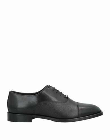 Baldinini Man Lace-up shoes Black Calfskin Cover