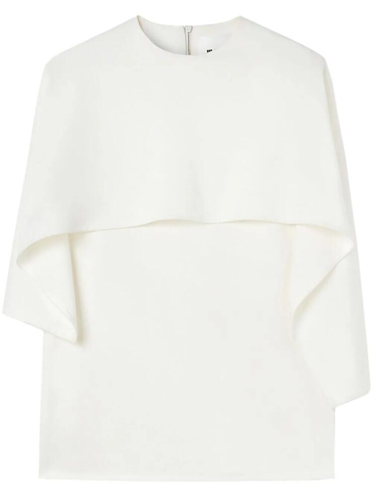 Jil Sander layered crew-neck T-shirt - White Cover