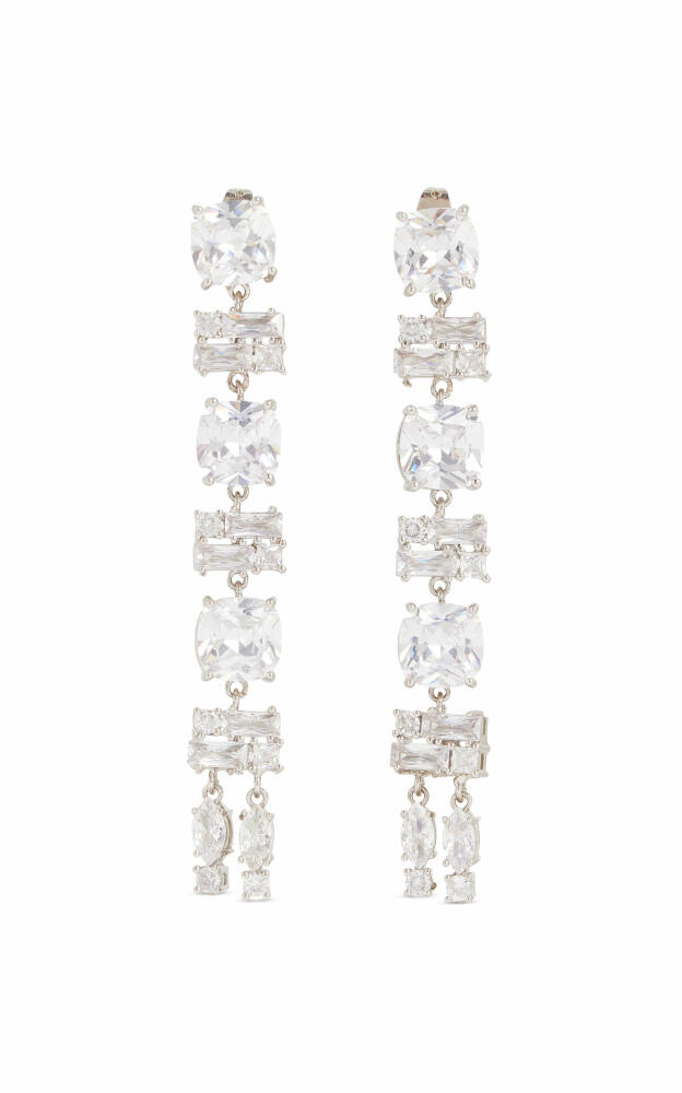 Rabanne - Silver-Tone Crystal Drop Earrings - Silver - Gifts For Her Cover