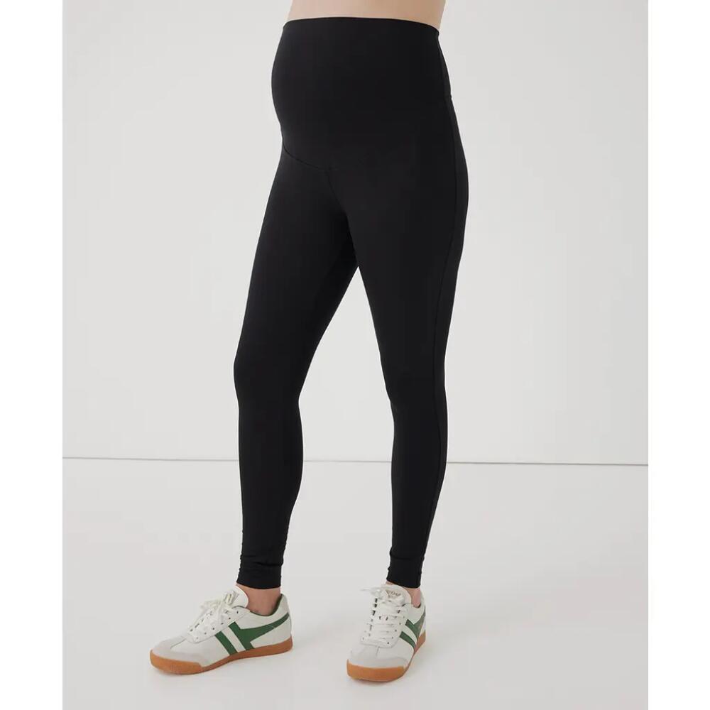 Pact Maternity On the Go-To Legging Made with Organic Cotton in Black Cover