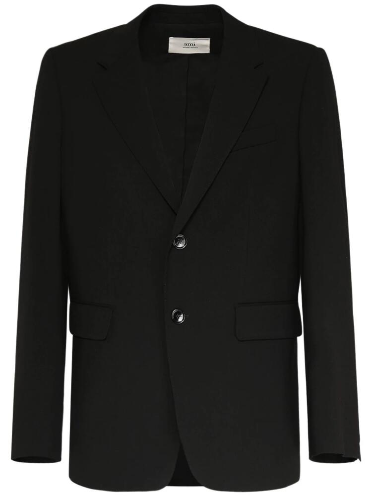 AMI PARIS Wool Blend Twill Blazer Cover