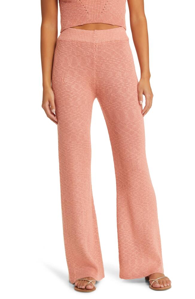 Rip Curl Tropics Pull-On Rib Stitch Pants in Coral Cover