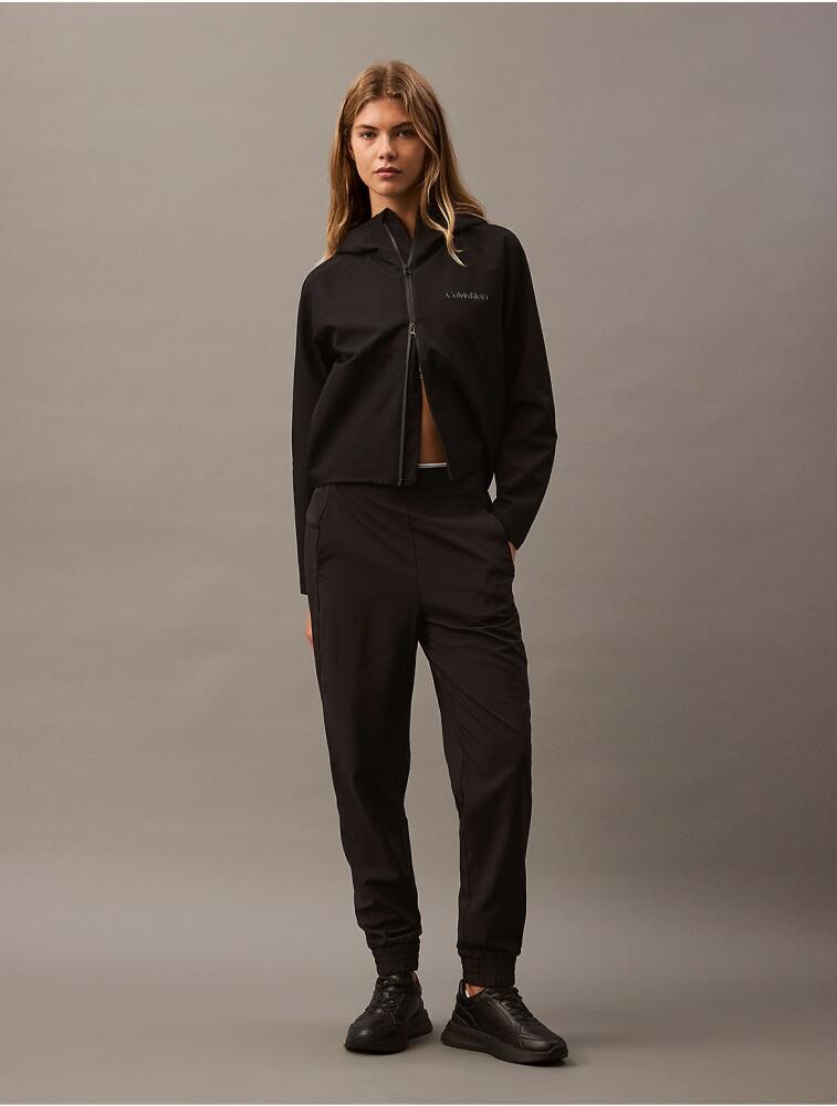 Calvin Klein Women's Modern Sport Woven Joggers - Black Cover