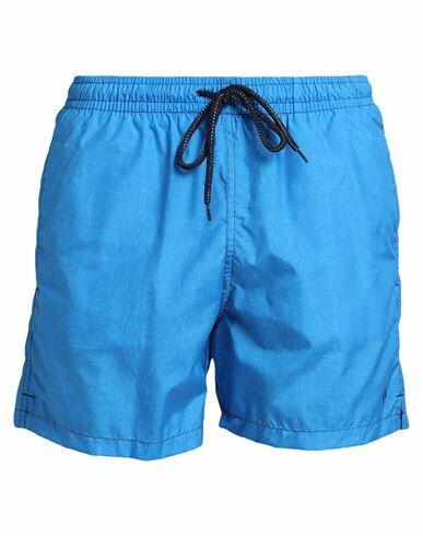 Drumohr Man Swim trunks Azure Polyester Cover