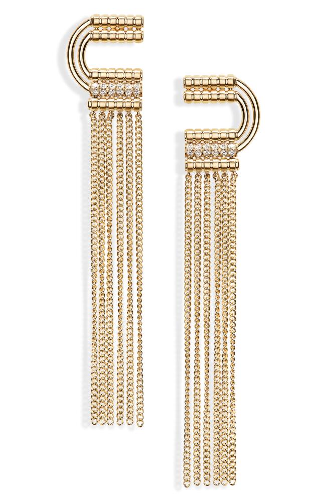 Cast The Circuit Chandelier Earrings in Gold Cover