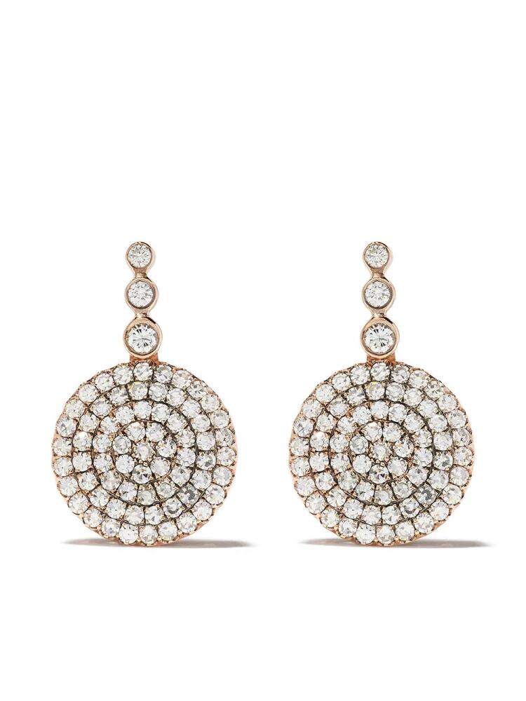 Selim Mouzannar 18kt rose gold diamond Beirut earrings - Pink Cover