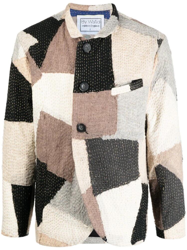 By Walid patchwork wool jacket - Multicolour Cover