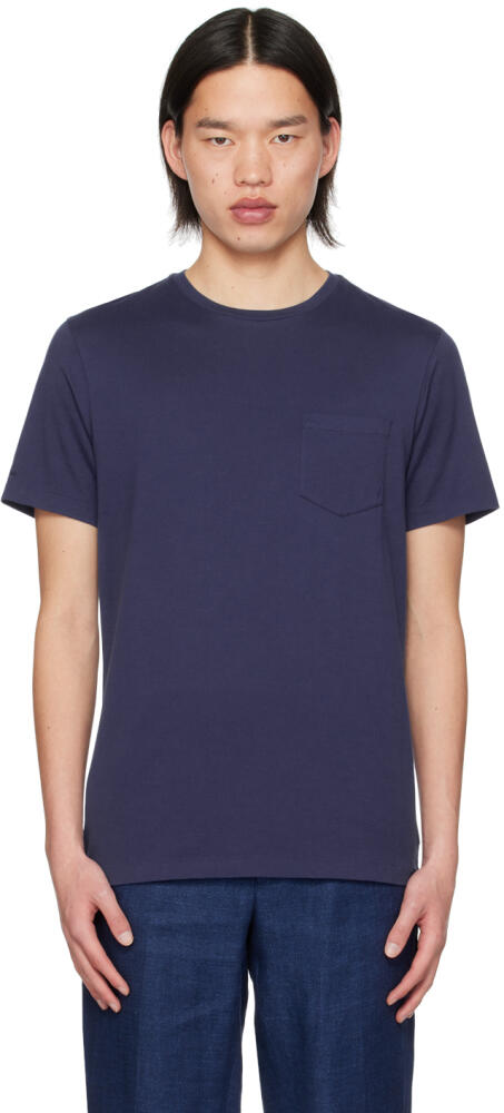 Ralph Lauren Purple Label Blue Pocket T-Shirt Cover