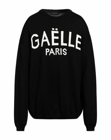 Gaëlle Paris Man Sweater Black Wool, Acrylic Cover