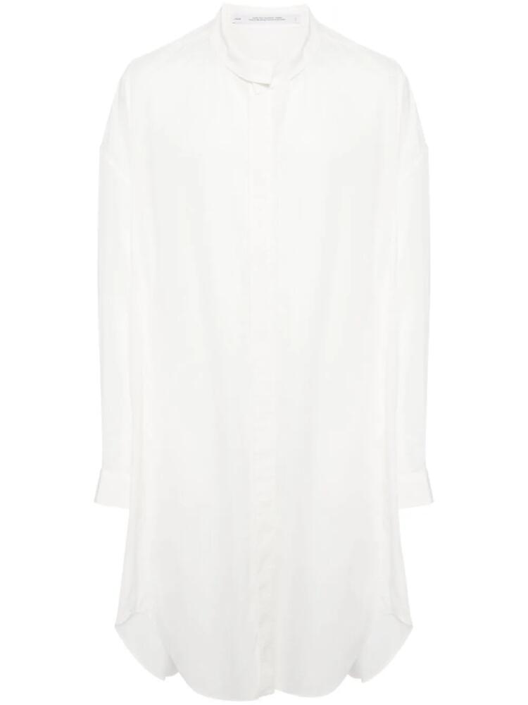 Julius drop-shoulder poplin shirt - White Cover