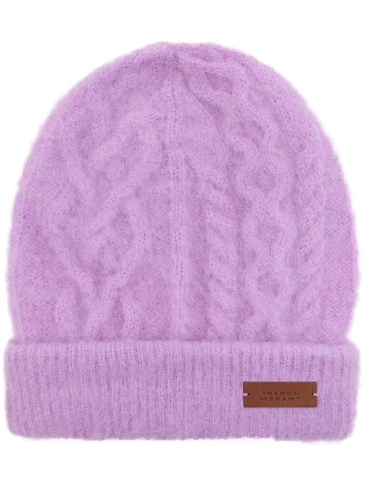 ISABEL MARANT Tolie beanie - Purple Cover