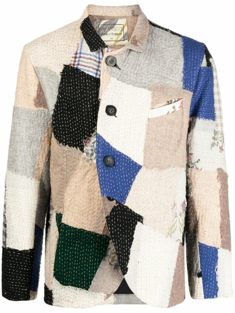 By Walid patchwork wool jacket - Multicolour Cover