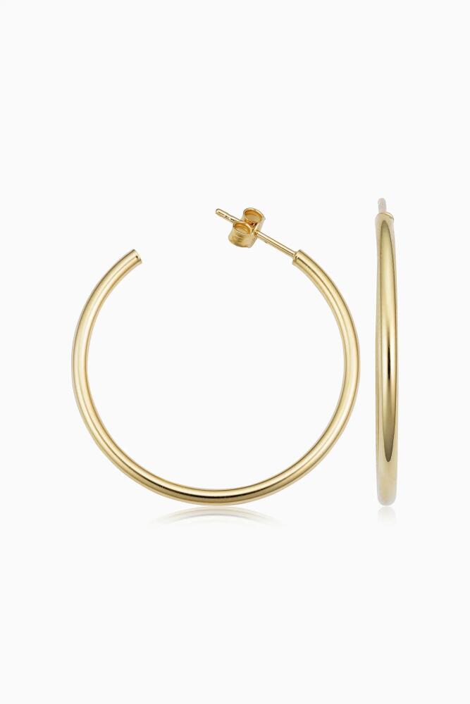 Oradina 14K Gold Sicily Hoops Earrings in Yellow Gold Cover