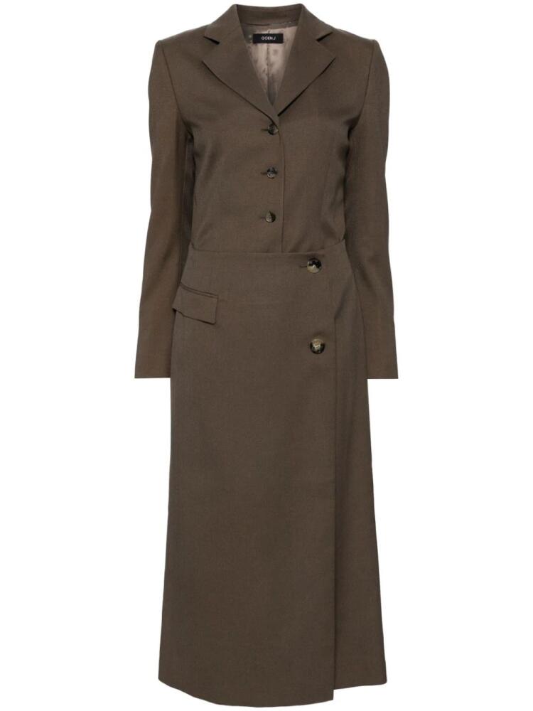 Goen.J Blazer panel dress - Brown Cover